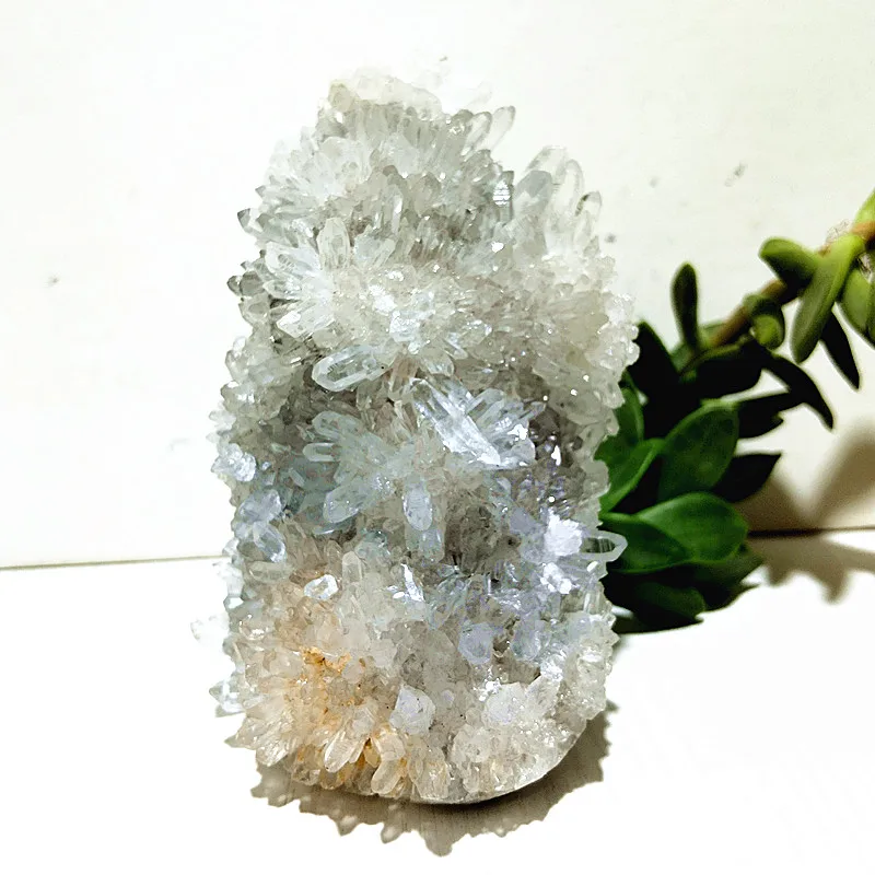 

Natural Crystal Chrysanthemum Stone Crystal Cluster Specimen Home Room Decor Magic Energy Warding Off Evil Feng Shui Crystal