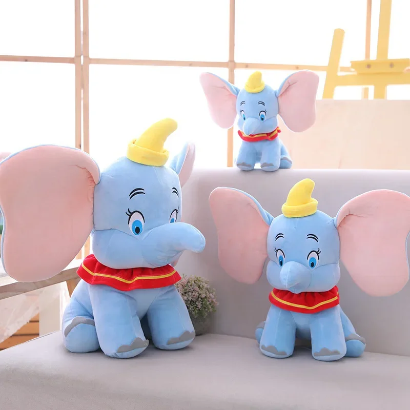 30/40/50/60cm Disney Anime Movie Dumbo Plush Toy Sleeping Pillow Creative Comfortable Soft Plushies Doll Cartoon Decoration Gift