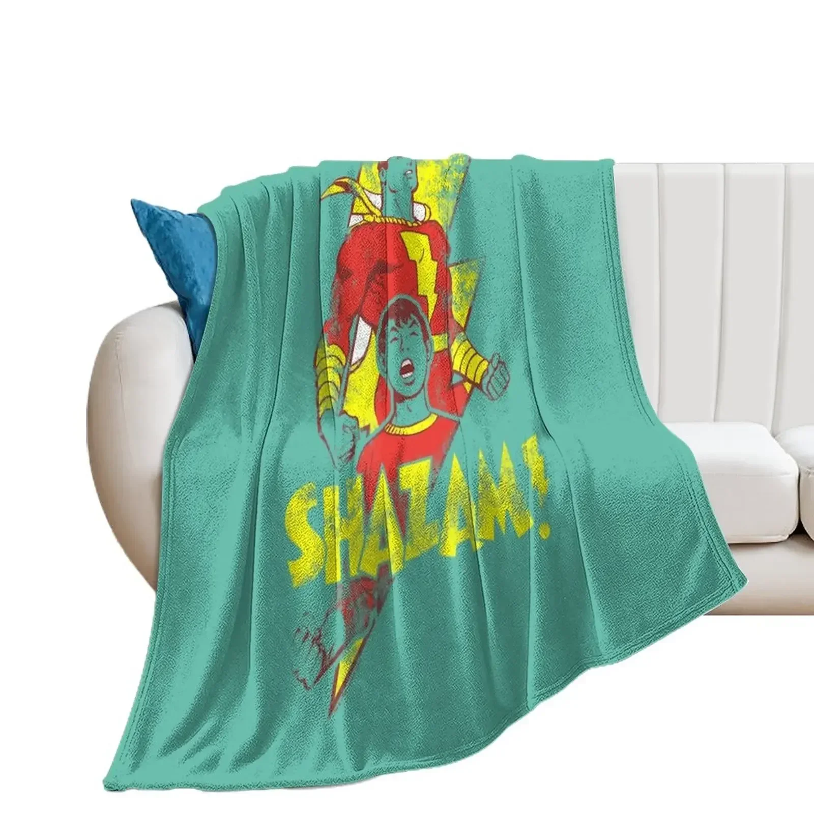 

Shazam! Transformation Throw Blanket for sofa Winter beds Beautifuls Plush Blankets