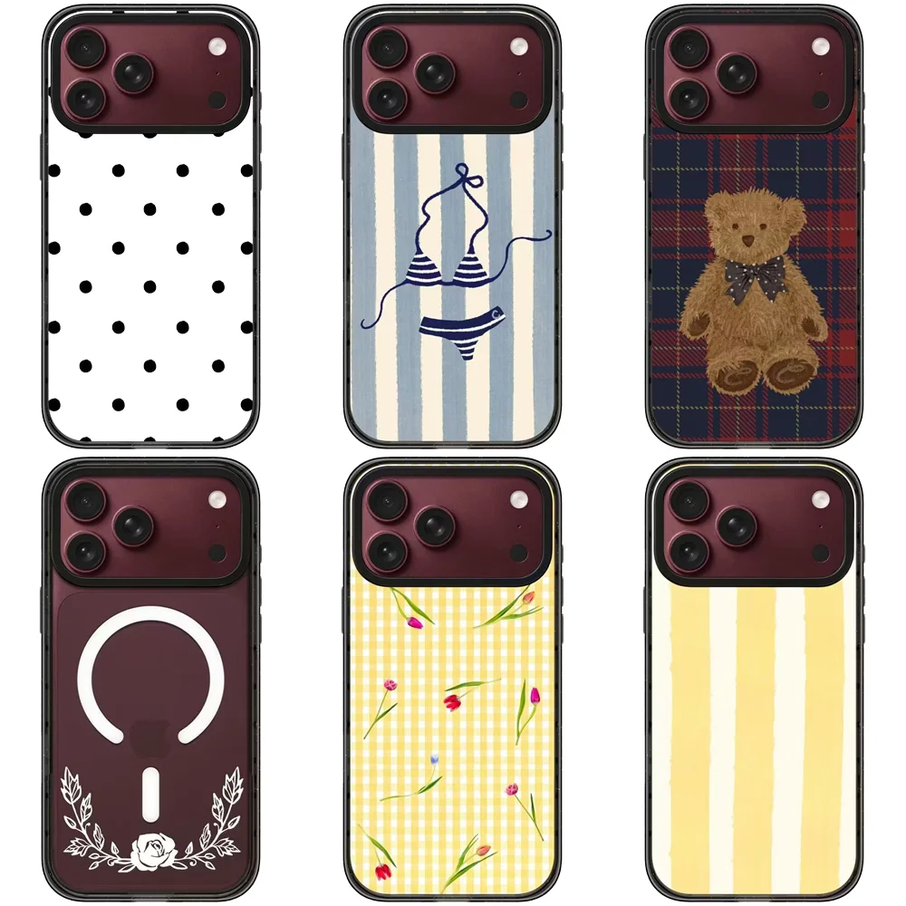 6092346 Impact Black Border Magnetic Case: Compatible with IPhone 18 17 16 15 14 13 Pro Max 17 Air