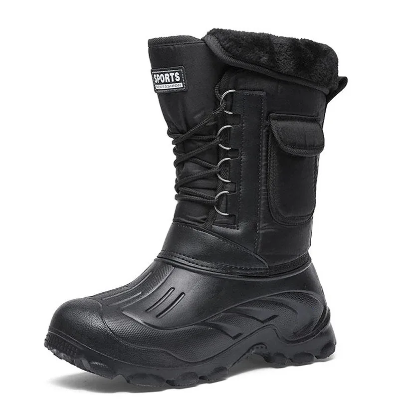

Men's Winter Snow Boots Waterproof Insulated Hiking Boots for Outdoor Trekking Fishing Hunting 2026 New Non-Slip Mens Sneakers