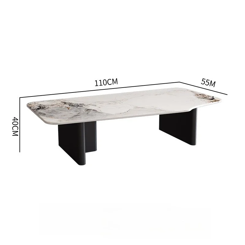 Slate coffee table, living room, small household modern light luxury high-end tea table