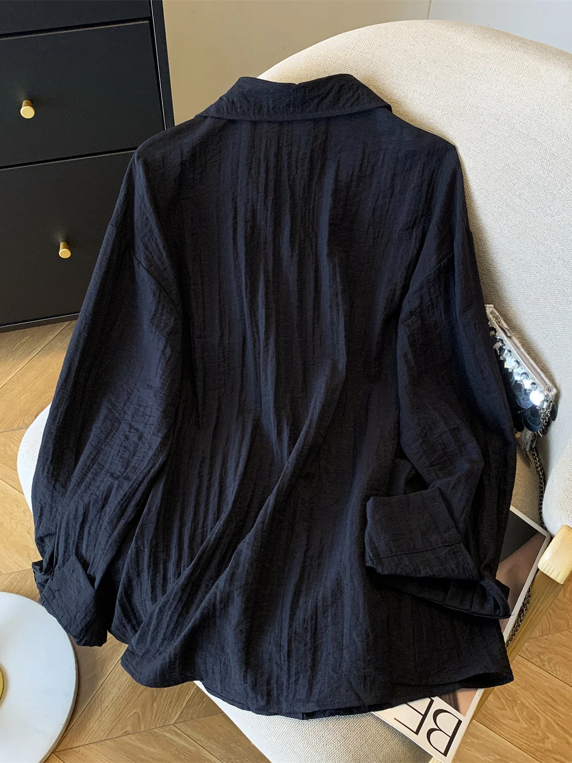 Sun Protection Embroidered Linen irt Heavyweight Loose Fit Summer 2025 Faion Set with ort Pants Long Sve  Collar