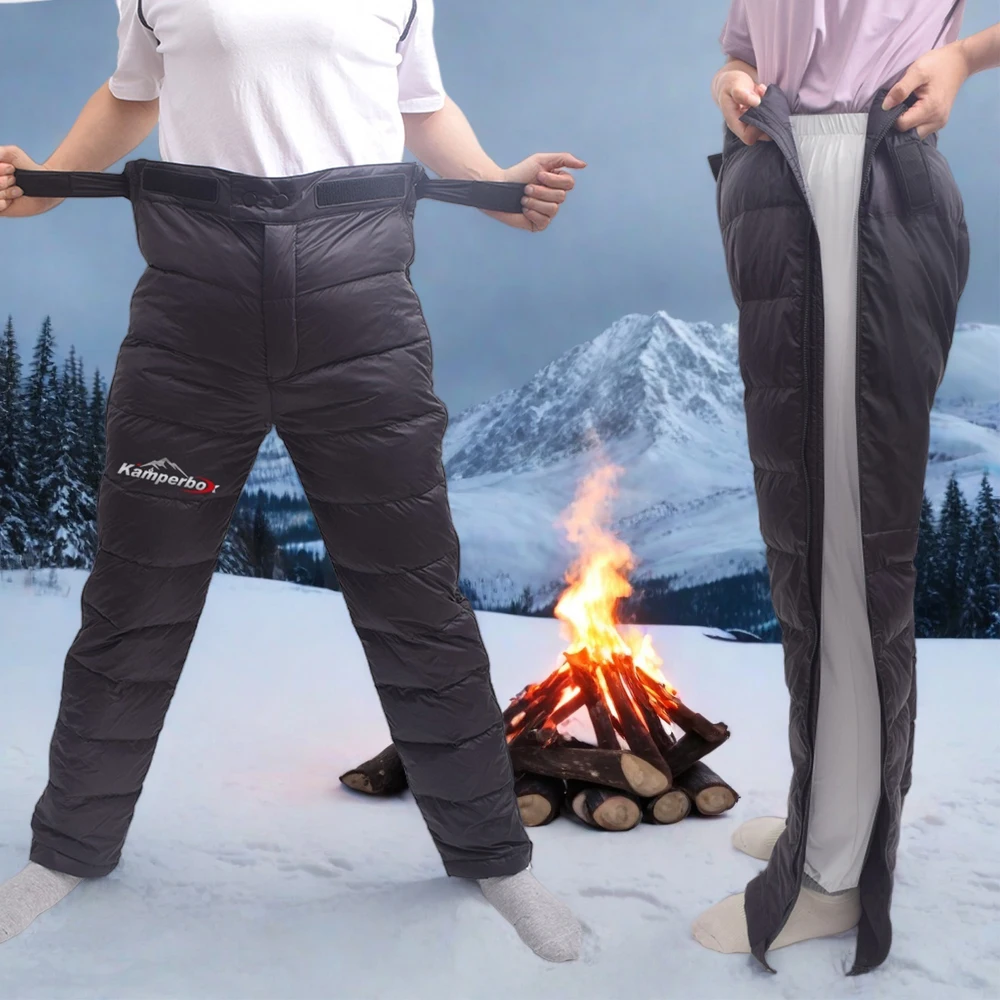 Kamperbox Down Pants Men Pants,Winter Pants Hiking Winter Pants for Men Trekking Pants Men Winter Hiking Pants for Men,Trousers