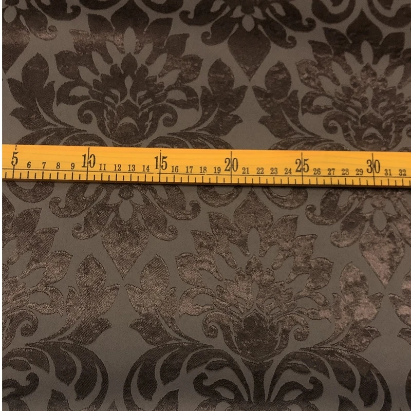 Jacquard Fabric European Classical Brown Skirt Set Designer Apparel Sewing Fabrics Wholesale Cloth for Diy Polyester Material