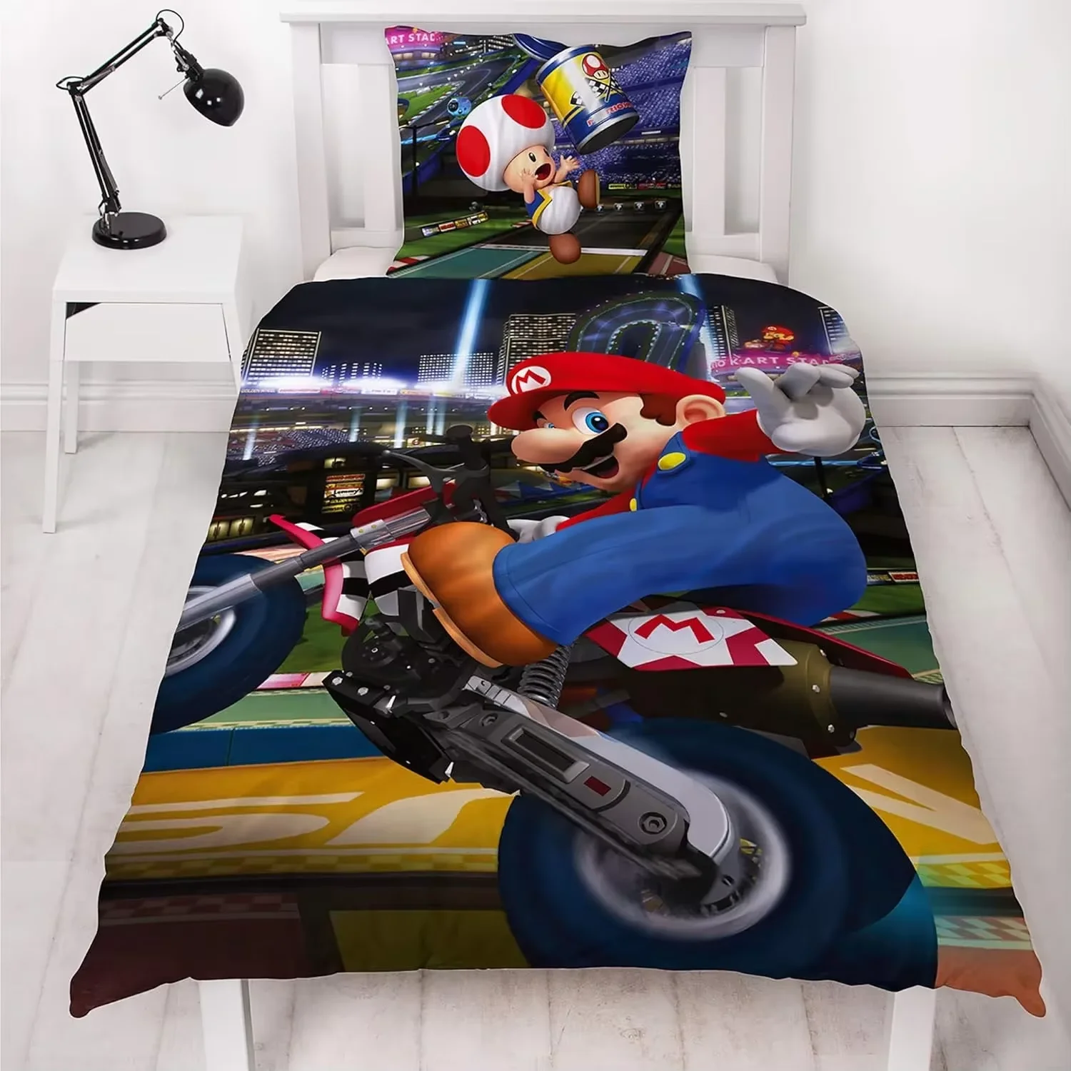 

Exquisite Game Supers M-Mario Duvet Cover Digital Printing Bedding Set Comforter Bed Youth Home Decor Kids Gift