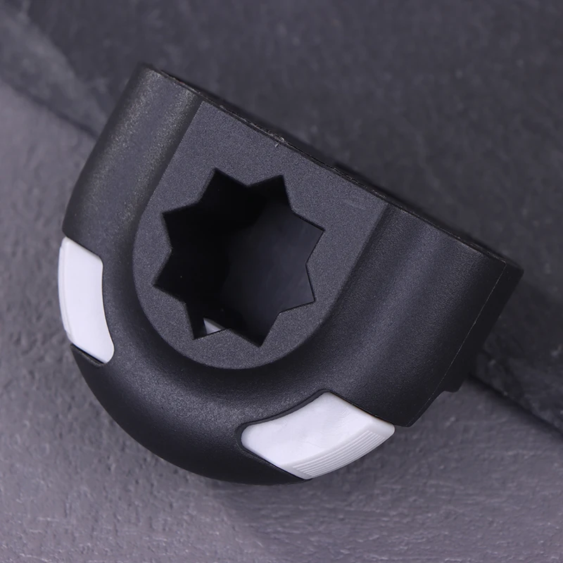 Half-Circle Base With Screws Durable Boat Canoe Kayak Fishing Rod Holder Mount Base Nylon Tackle Boat Supplies
