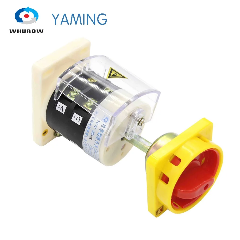 

HZ12-25/08 On-off Two Positions 2 Poles With Lengthen Pole And Emergency Stop Padlock Power Cut Off Motor Rotary Cam Switch