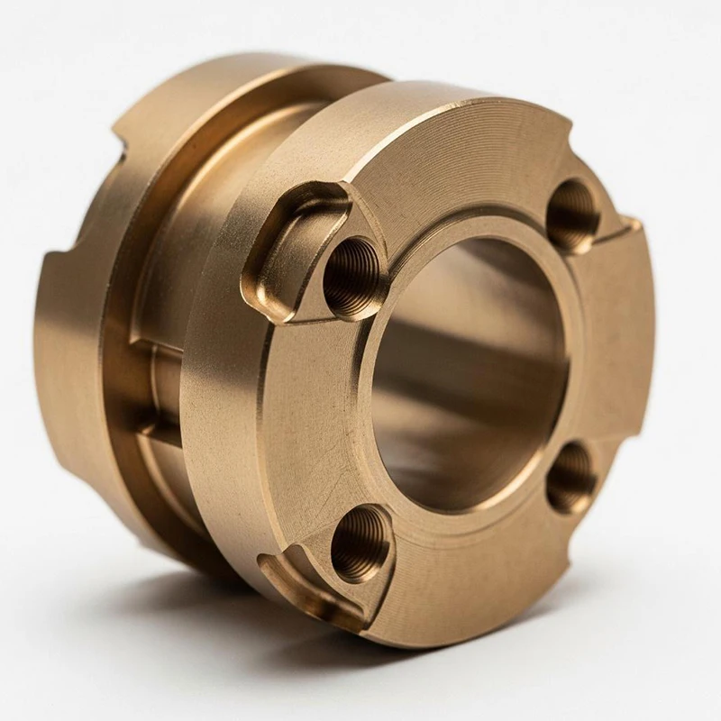

Custom Brass Stainless Steel CNC Machining Parts Wire EDM Turned Components Painted Finish