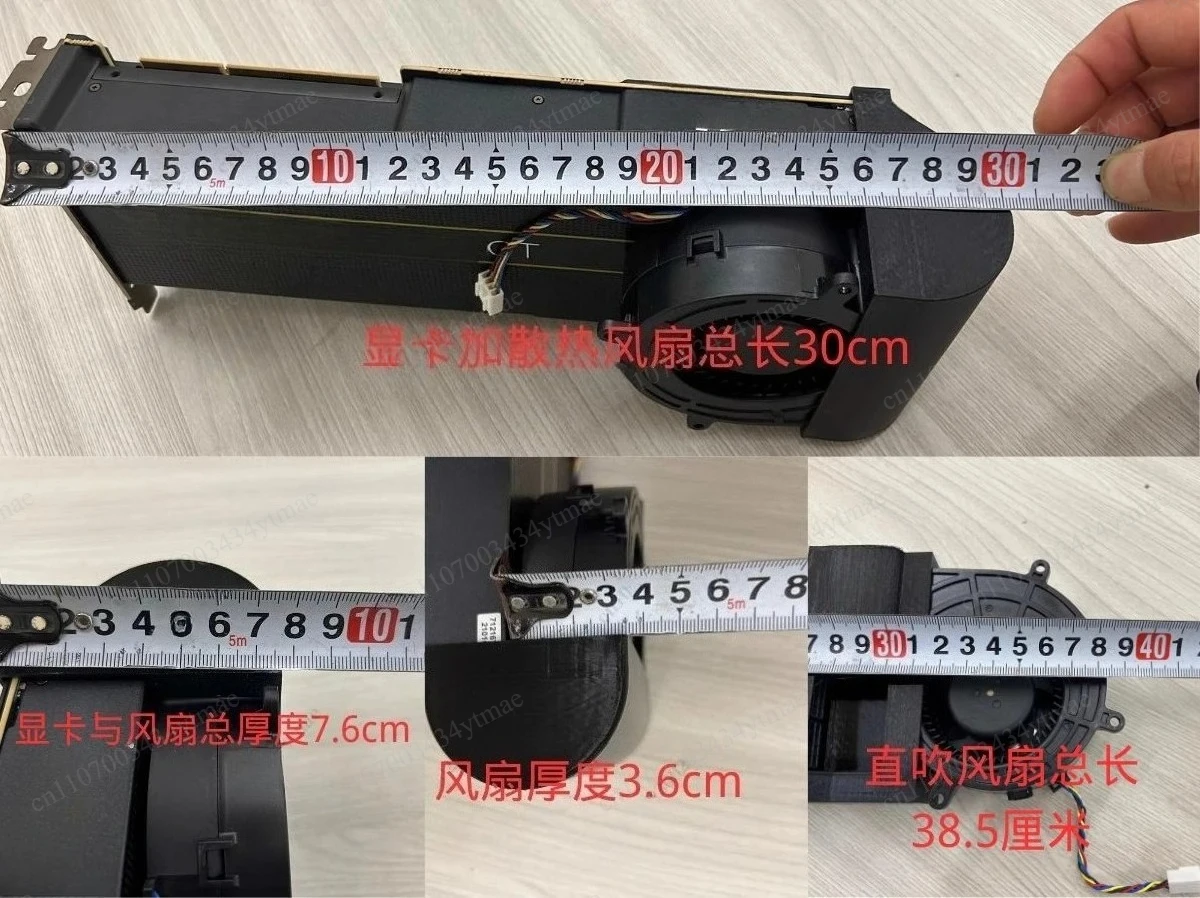 GPU Active Cooling Fan Replacement Cooler Fit Accelerator MI25 MI50 MI60 MI100 MI210 S7150 X2 Graphics Card Accessories