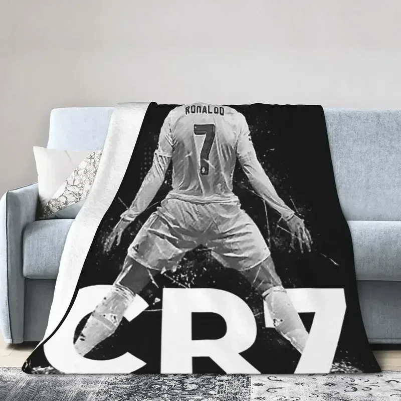 CR7 Cristiano Blankets blanket soft warm flannel throw blanket bed for picnic travel home sofa for living room