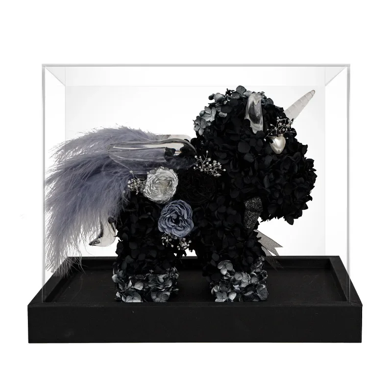 

Eternal flower, unicorn acrylic high-end flower bouquet, gift for girlfriend Valentine's Day Qixi Festival, creative