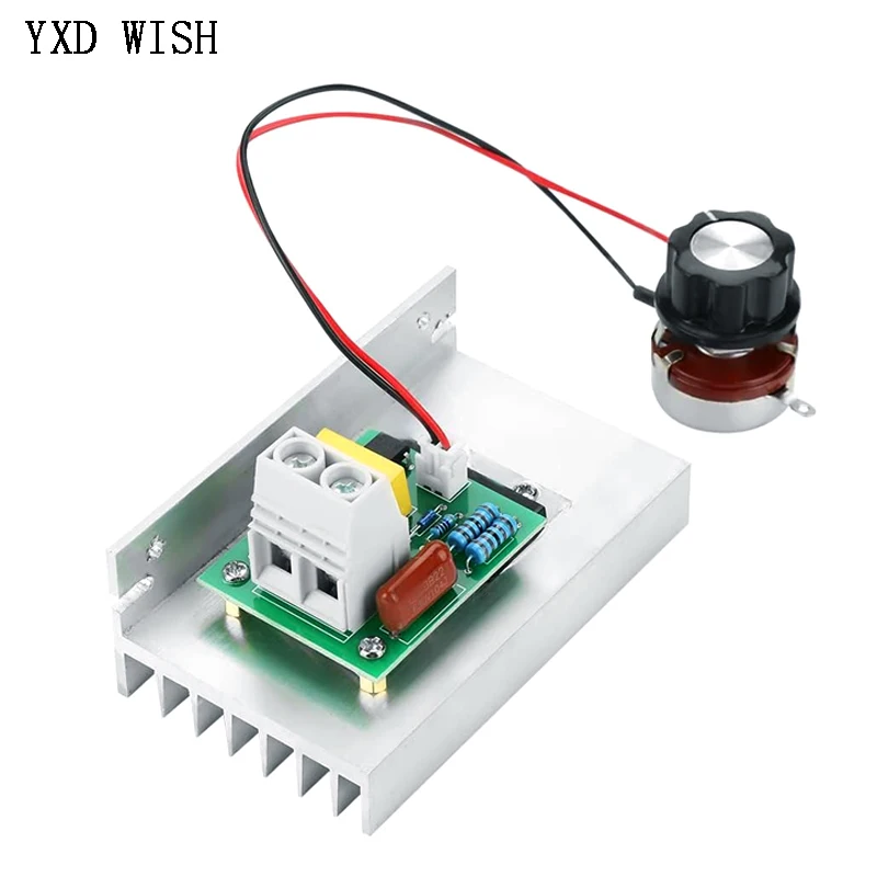 10000W Motor Speed Controller AC 220V SCR Electric Voltage Regulator Dimmer Motor Speed Temperature Voltage Controller