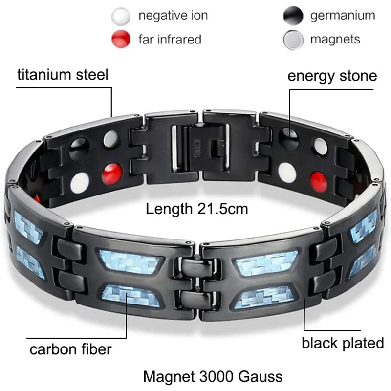 Slimming Weight Loss Anti-Fatigue Healing Bracelet Hematite Beads Stretch Bracelet Magnetic Therapy For Men Women Pain Relief