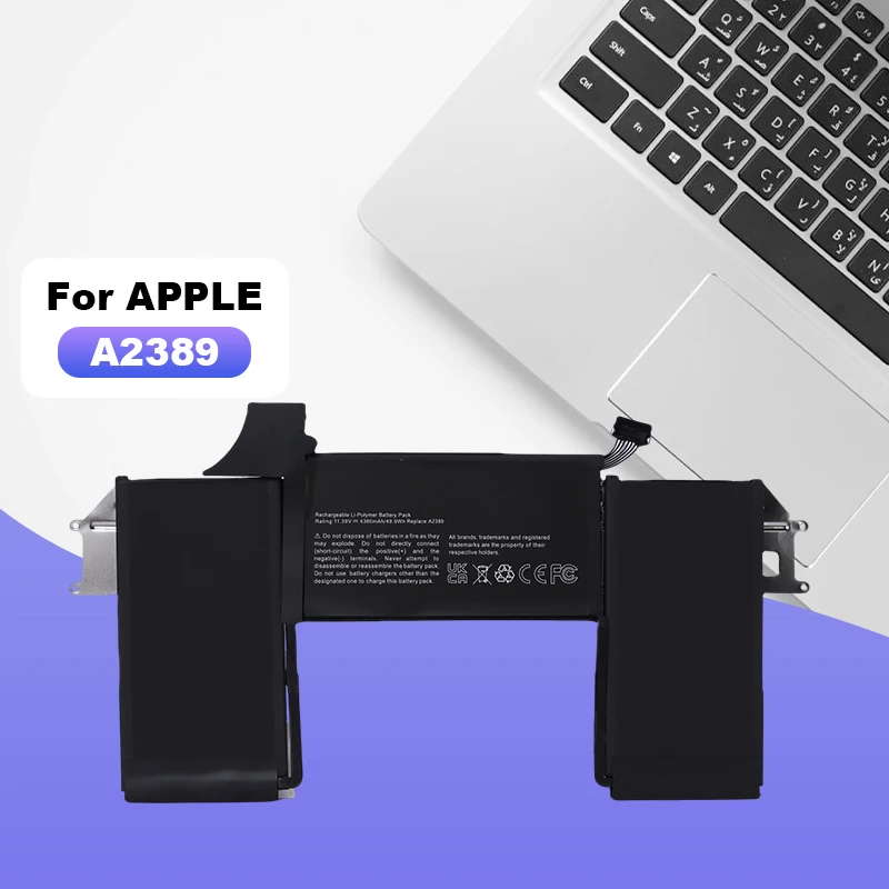 

A2389 Laptop Battery For Apple MacBook Air 13" Touch A2337 2020 2021 EMC3302 A2337 EMC3598 MGN63LL 36 Months Free Warranty