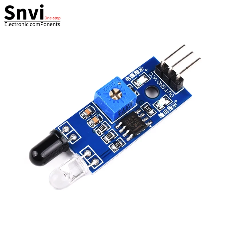 IR Infrared Obstacle Avoidance Sensor Module for Arduino Diy Smart Car Robot Reflective Photoelectric 3PIN