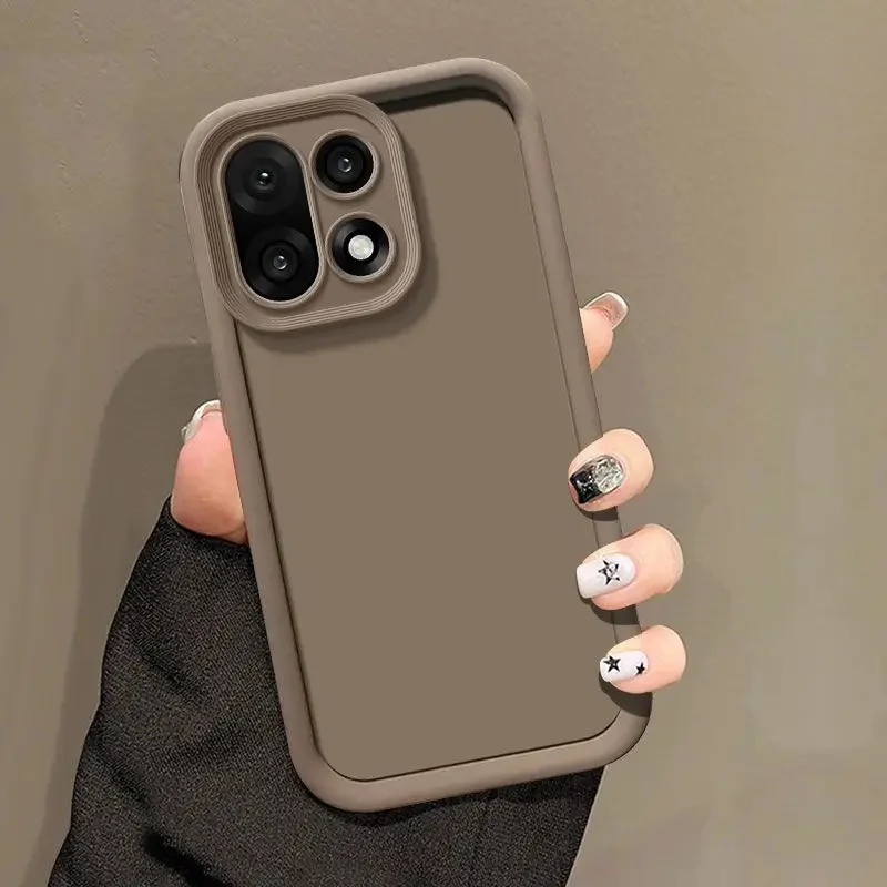 حافظة بسيطة بلون واحد لهاتف Oneplus 15 13 13T 12 12R 11 11R 10R 8T NORD CE 6 5 2 3 4 LITE 5G NORD 5 غطاء سيليكون مقاوم للصدمات #4