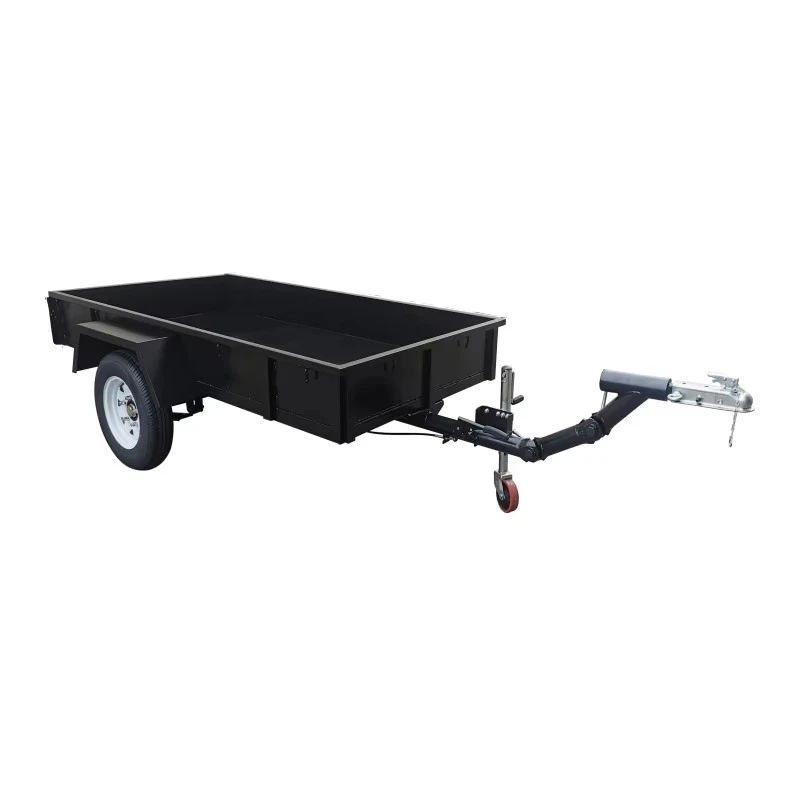 1500 kg loaded ATV small box trailer with parking brake