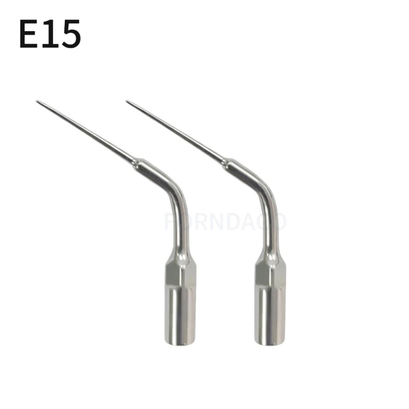 2pcs E15 Dental Scaler Tips For EMS Woodpecker Scaler Handpiece Dental Ultrasonic Scaler Scaling Tip Dental Equipment Dentist