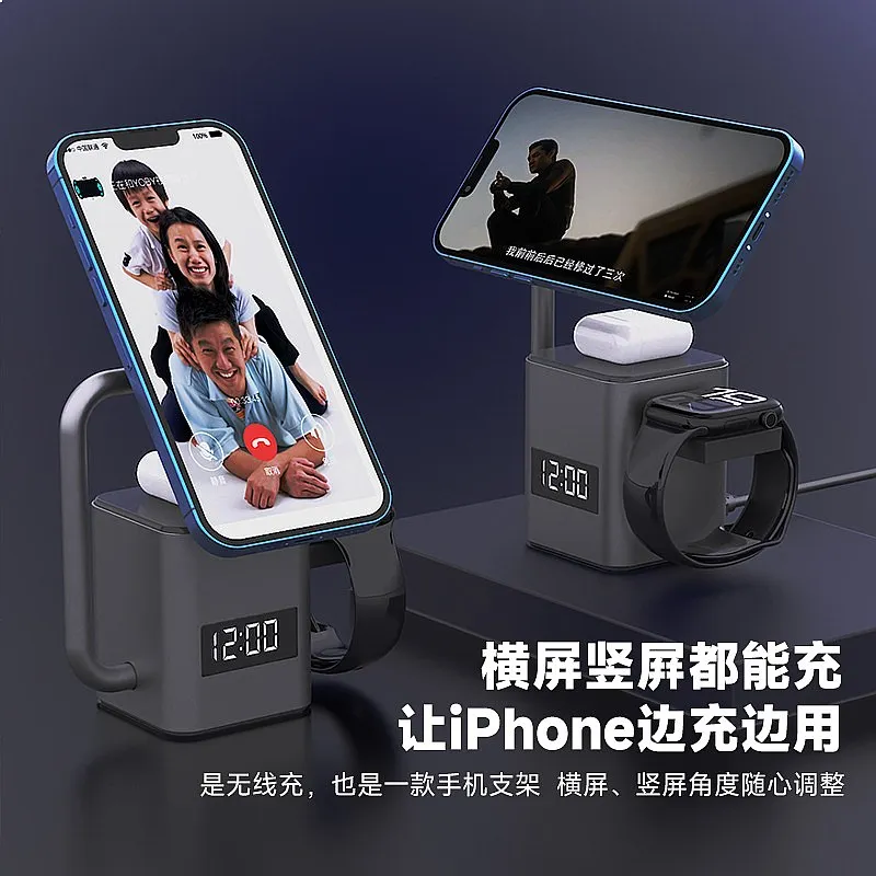 aluminum-alloy-4-in-1-wireless-charger-magnetic-rotating-desktop-stand-for-phone-watch-earbuds
