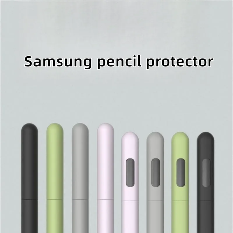 Silicone Pencil Case Tablet Stylus Protective Cover Shockproof for Samsung Galaxy Tab S6 Lite S7FE S8 Ultra S9 Plus