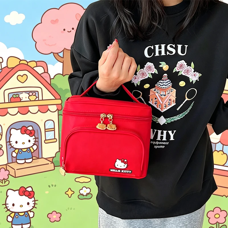 

Hellokittys Cosmetic Bag Portable Multifunctional Extra Large Capacity Makeup Box Storage Bags for Woman Wash Bag