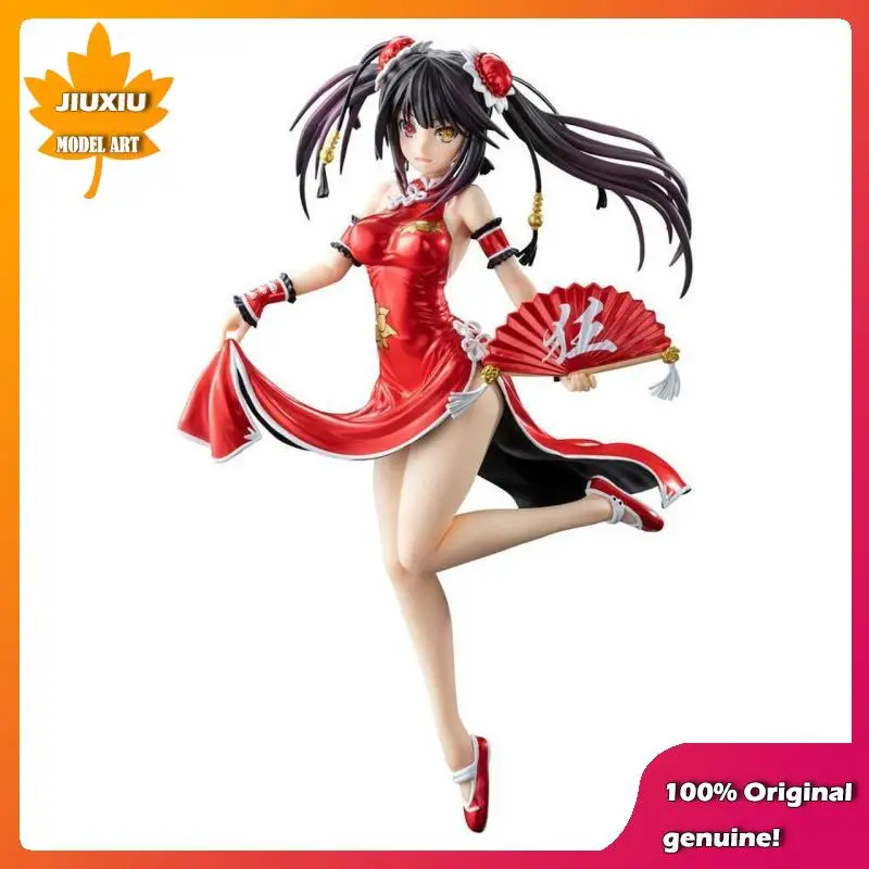 Chara-ani Original:DATE A LIVE Tokisaki Kurumi chi-pao 1/7 PVC Action Figure Anime Figure Model Toys Figure Collection Doll Gift