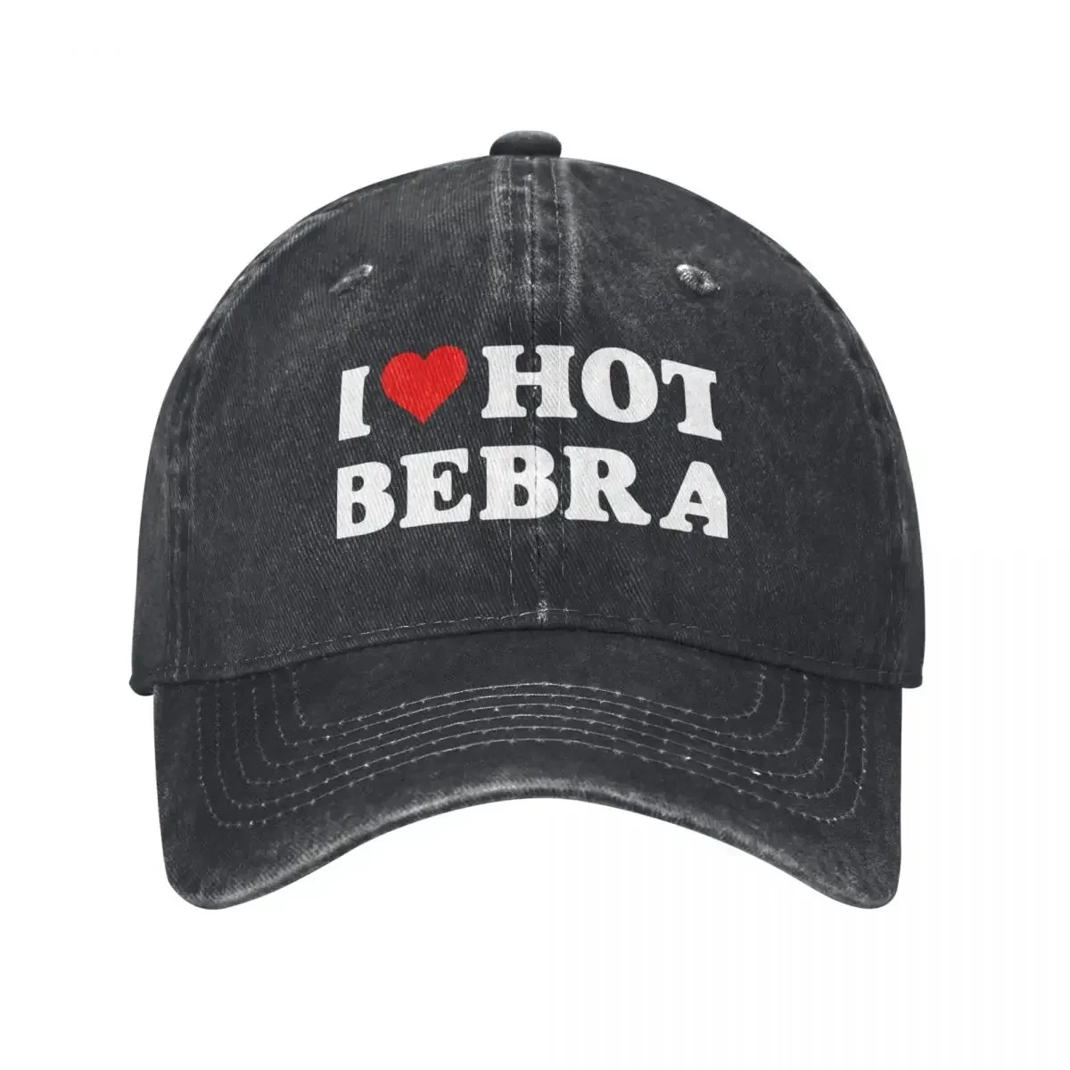 I Heart Hot Bebra I Love Hot Bebra Gorra de béisbol Moda Playa Excursión a la playa Chica Hombre