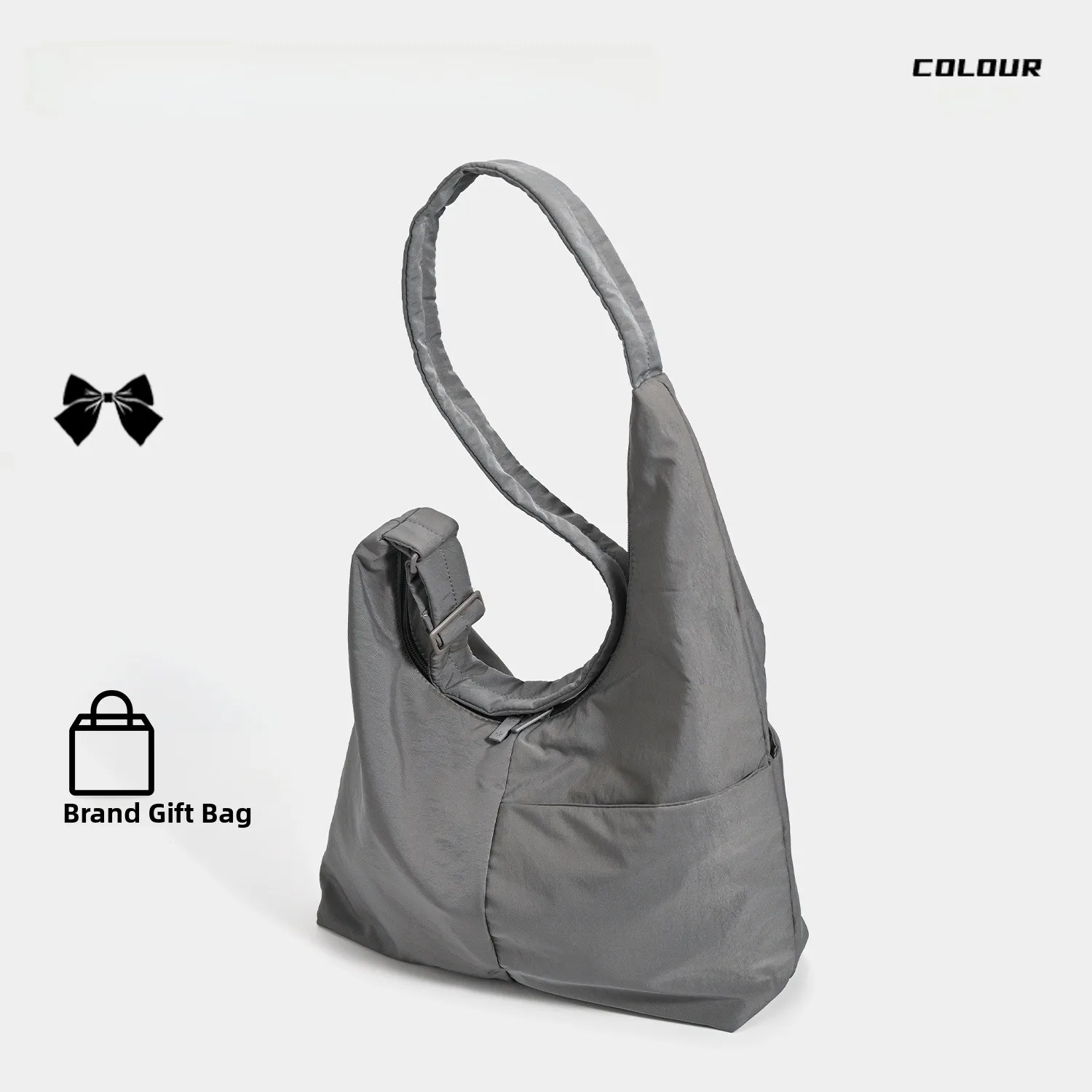 BEGOOER Casual Laid-back Style Crossbody Bag Women's New Korean Version Lightweight All-match Commuting Single Shoulder Bag