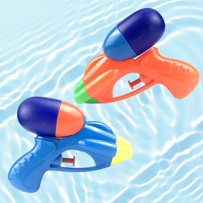 Cartoon Outdoor Water Gun Toys For Kids Mini 13cm Play Game Summer Toys For Beach Kids Outdoor Water Toy