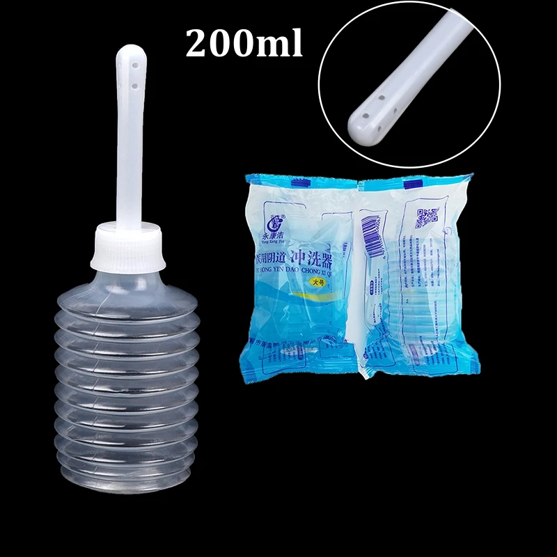 Reusable Vaginal Anal Douche Retractable Vagina Wash Anal cleaning Anus Cleaner Feminine Wash Hygiene Gay Pump Irrigator