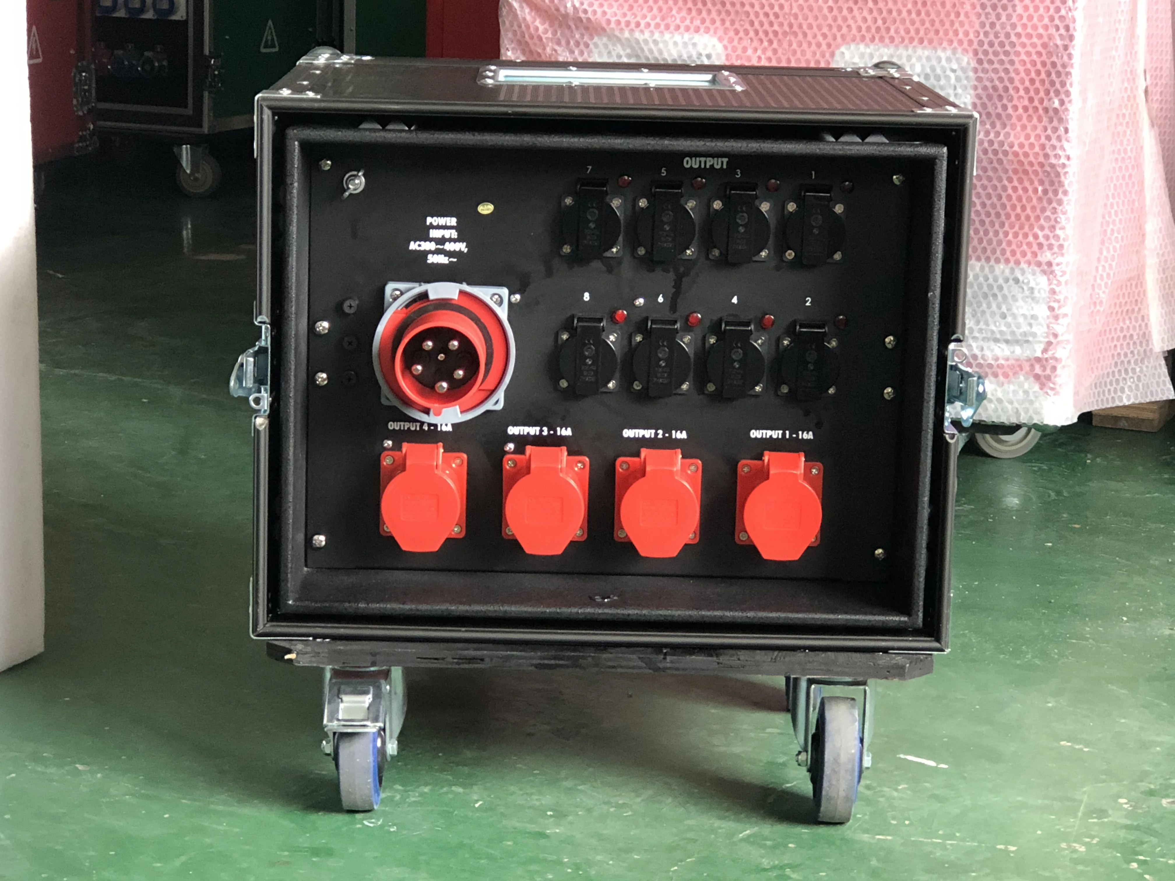 TLF CEE IP 44 Distribution Box 3 Phase Waterproof Rack Outdoor al Enclosure