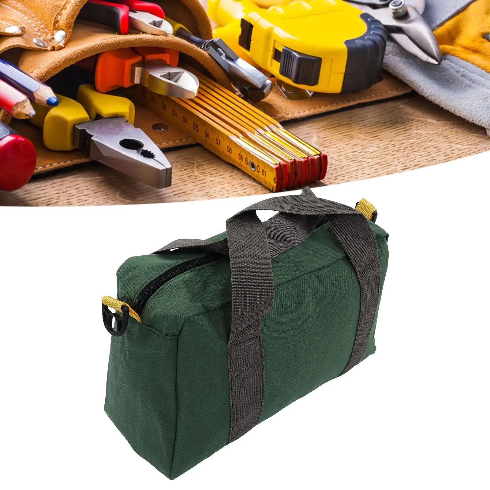 Canvas Tool Bag Waterproof Multi-functional Heavy Duty with High Load Bearing Capacity