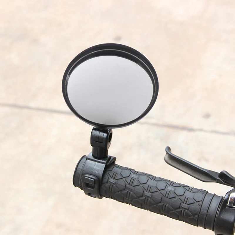 Cycling Rear View MTB Bike Silicone Handle Rearview Mirror Bicycle Rearview Handlebar Mirrors