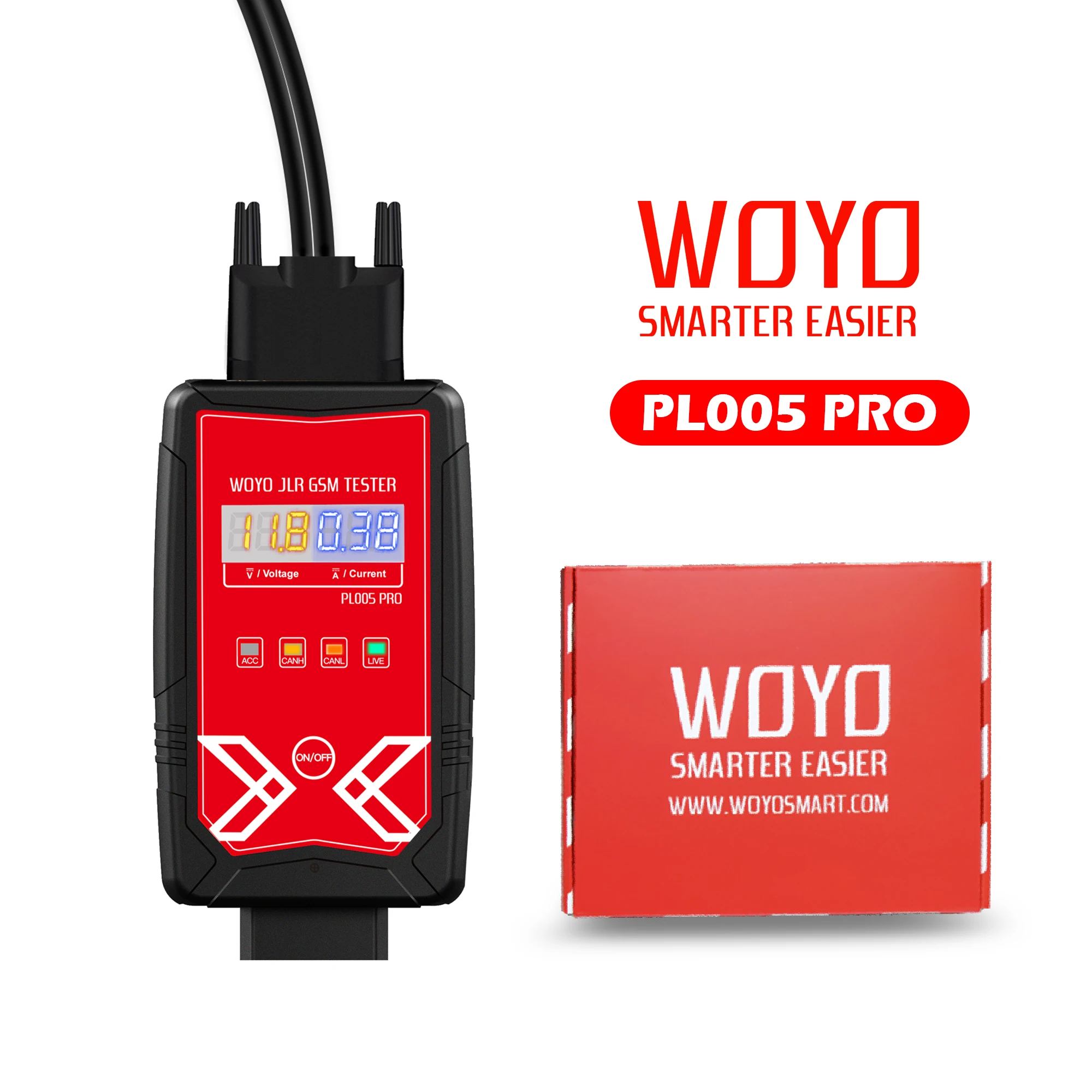 WOYO PL005 PRO Apply Land Rover Jaguar Gear Shift Module GSM Tester/Rotary Gear Selector Bench Test Diagnostic Tester Repair Kit