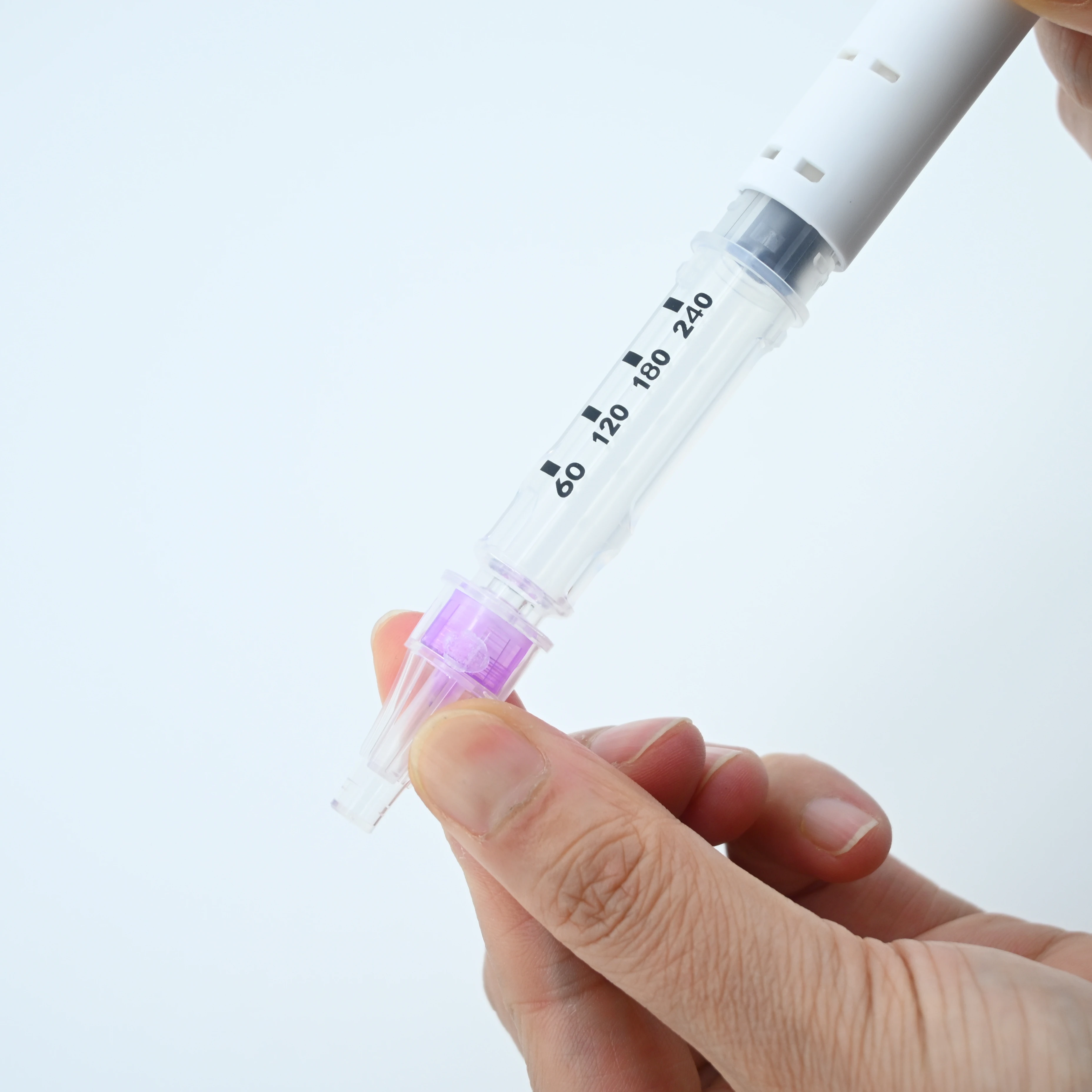 5-10Pack Color Optioal Disposable Injection Pen Magic Pen 60U insulin Syringe Tattoo Handle Pen Fitting with 3ml Glass Vial view 6