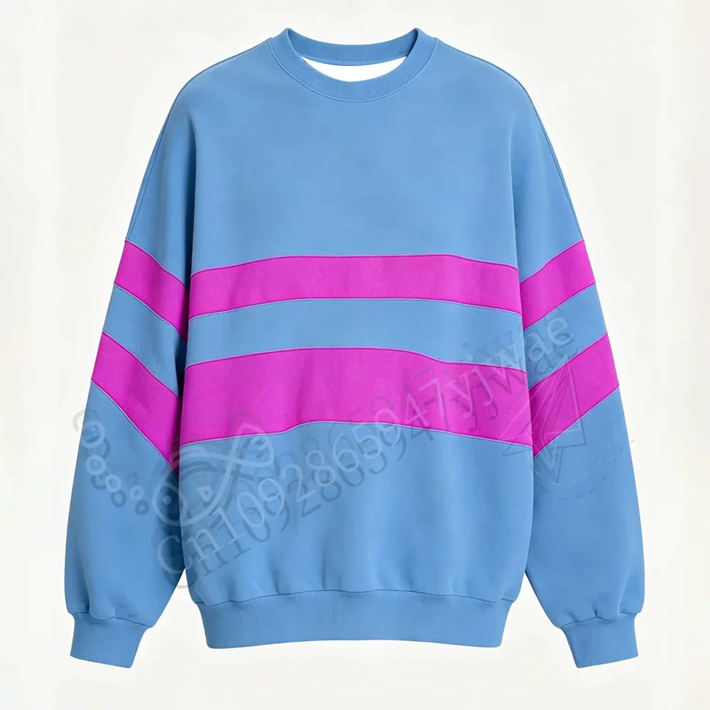 Undertale Kris Frisk Asriel the VESSEL Charakter O-Ausschnitt Sweatshirt Cosplay Pullover Unisex Lässiges Langarm-Streetwear-Oberteil – Detail 10