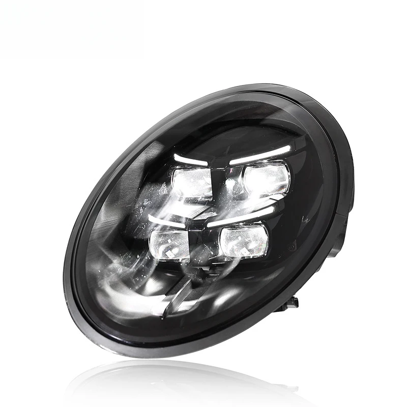 Suitable For 13-18 911 Headlight Assemblies, Porsche 911 Modified With New LED Matrix Lenses