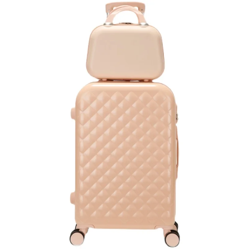 lovely suitcase with handbag 20/22/24/26/28 inches girl trolley Travel luggage bag women fashion rolling suitcases box