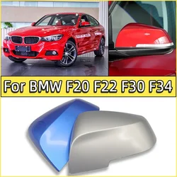 For BMW Rearview Mirror Cover Cap Painted For 2012-2019 Series 1 2 3 4 X1 220 320 420 F20 F21 F22 F23 F30 F31 F32 F33 F36 E84