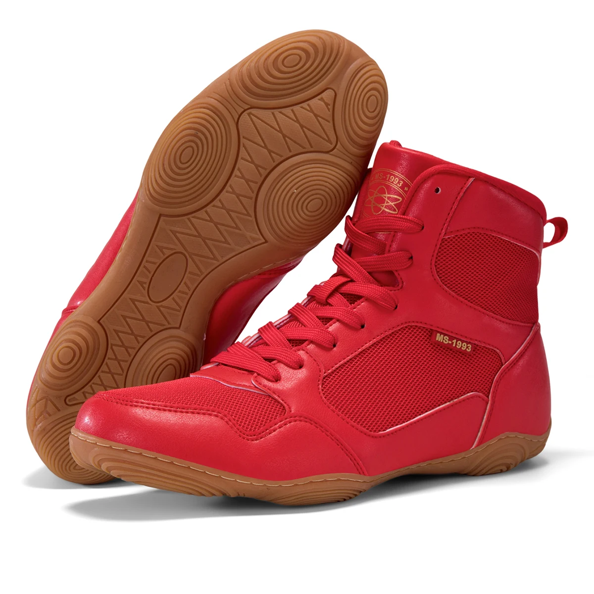 Professional Wrestling Shoes, Men's and Women's Boxing Shoes, Training Shoes, Low-Top Sports Shoes