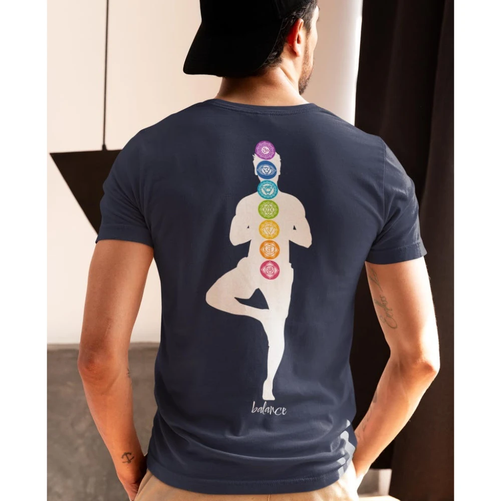 Yoga Balance Shirt Prayer Is When You Talk To Goo Meditaion Graphic T Shirts Woman Man Fashion Casual Cotton Short-sleev Tops