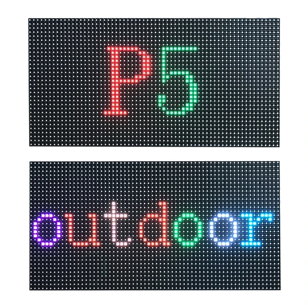 Picture 3: 320*160mm P5 Outdoor LED Screen Panel Module 64*32 Pixels 1/8 Scan 3in1 SMD RGB Full Color P5 LED Display Module
