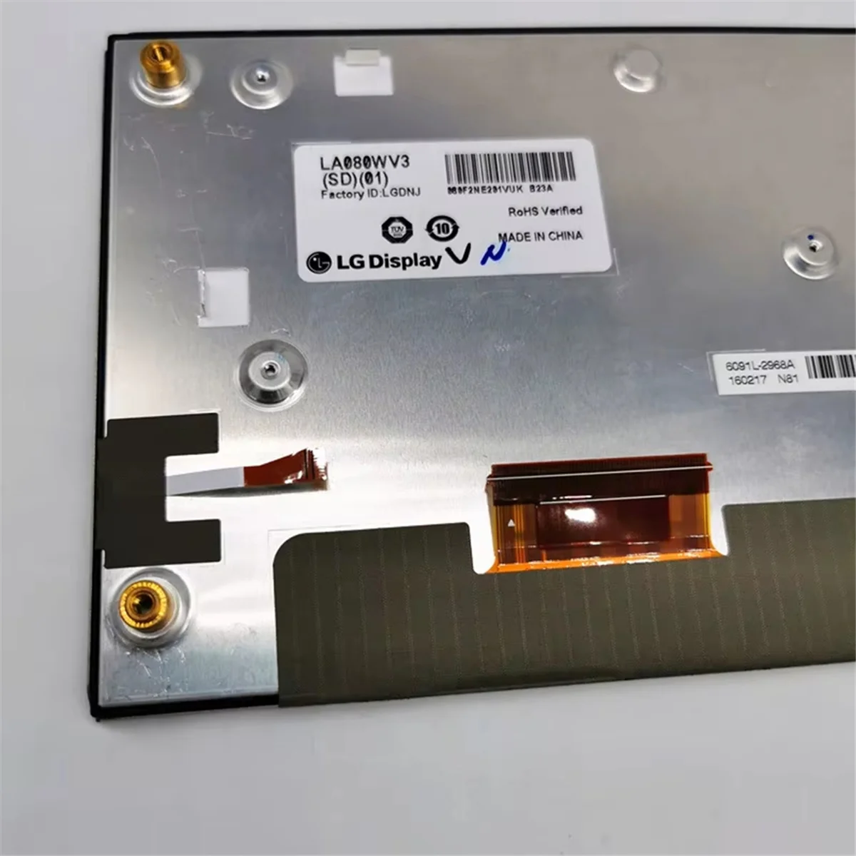 

LCD P-8 Inch LA080WV3-SD01 LA080WV3(SD)(01) LCD Panel Display Screen for Car Central Display Screen GPS Naviation LCD