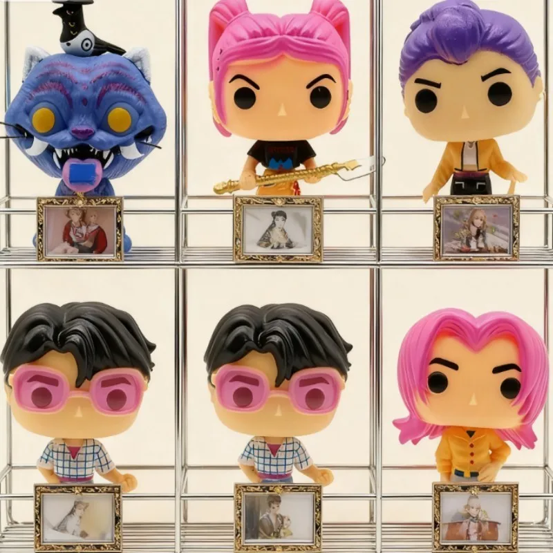 Anime Demons Hunters PVC Figure Set Rumi Zoey Mira Saja 1-6pcs Collectible Miniature Model Toy Gift