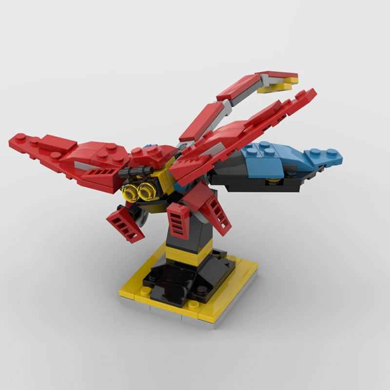 Creators Animal Series Model MOC Building Bricks Apex Predator Dragonfly Modular Technology Gifts Holiday Assemble Children Toys