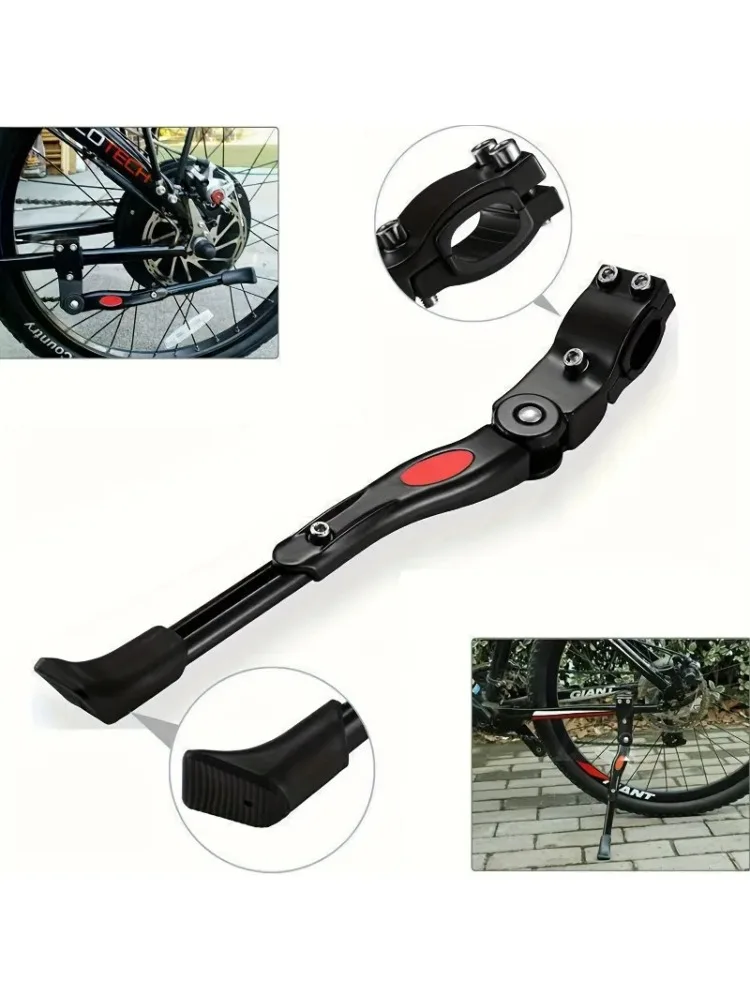AliExpress NONE Bicycle Kickstand Side Support Adjustable Aluminum Alloy Bicycle Kickstand Parking Rack MTB Mountain Bike Parts Kickstand