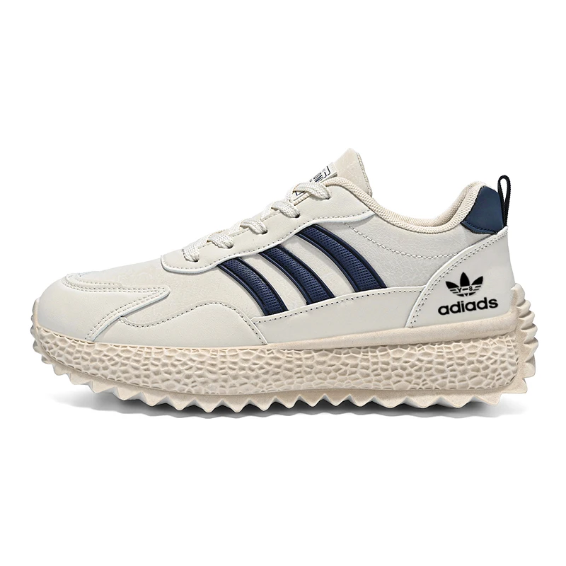 

2025Summer Breathable Comfortable Lightweight High-Quality Men's Leather Sports Running Shoes Three Colors39-44