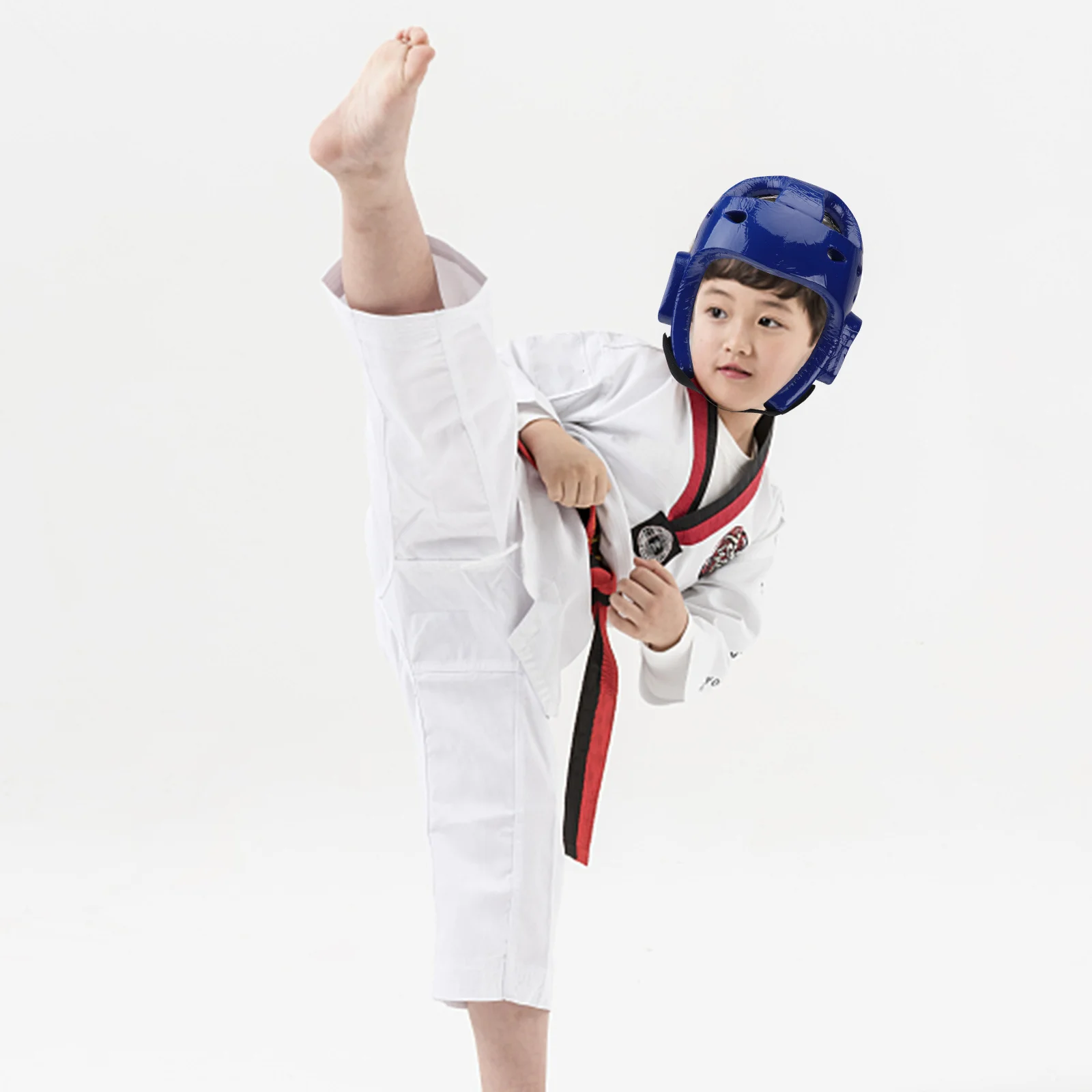 

's Eva Taekwondo with Air Ventilation Size M Blue Lightweight Sparring Head Shield for Kickboxing Mma Karate