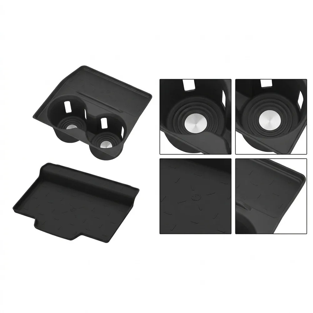 Non-Slip Console Pad Center Console Mat Set TPE Material Construction Easy Installation Process Anti-Slip Texture